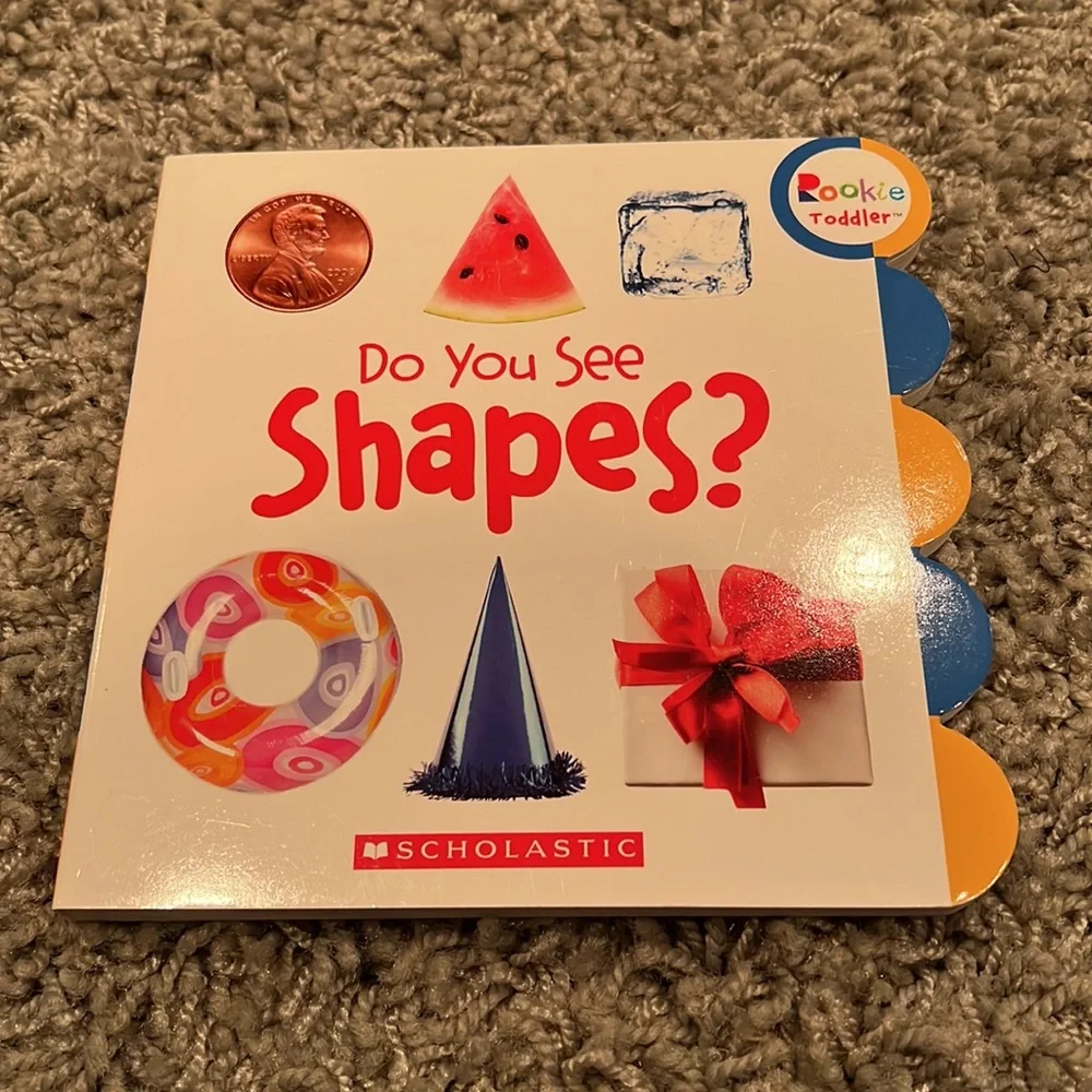0-2 Baby Board Books Shapes and Touch